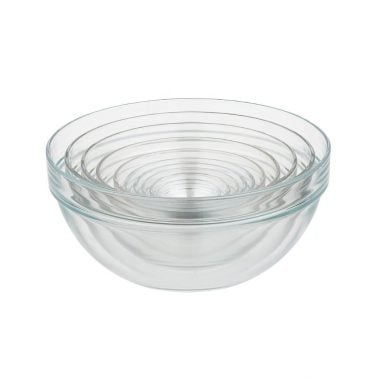Glass Nesting Mixing Bowls Set